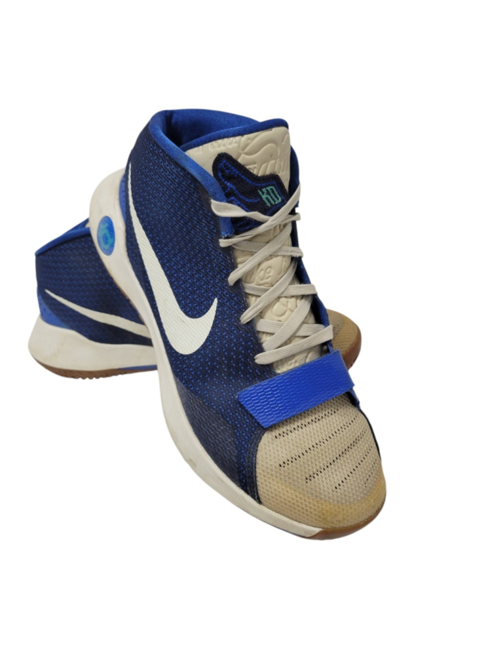Nike Men's KD Trey 5 Basketball High-Top Blue Shoes #812558-442 Lace-Up Size 12